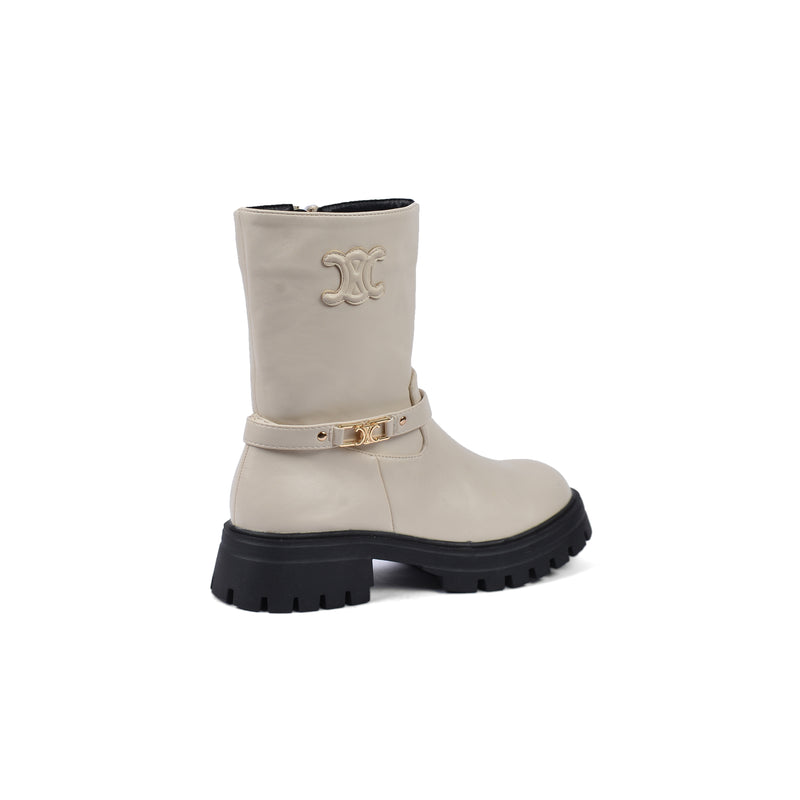 CELINE Half Boots High Quality Woman TN-143 Off-White - 2