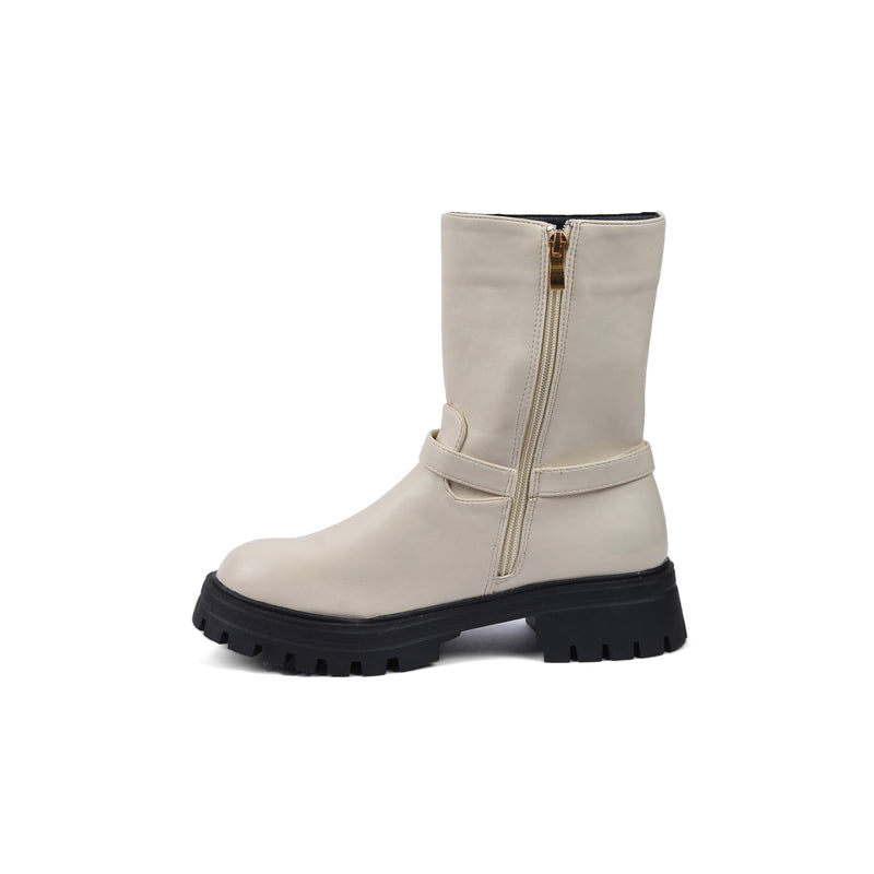 CELINE Half Boots High Quality Woman TN-143 Off-White - 3