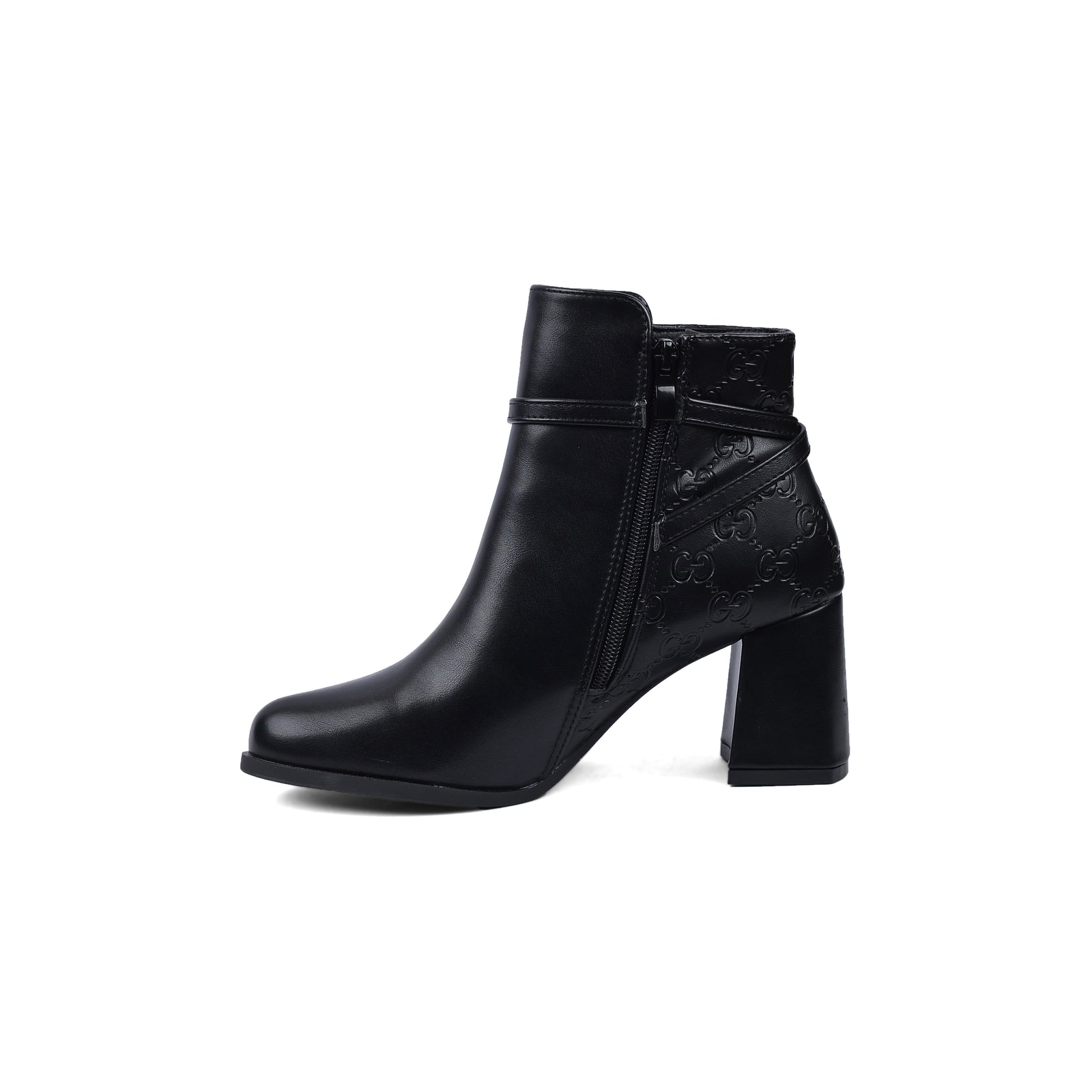 Gucci Half Boots High Quality Woman MA-918 Black - 3