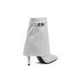Hermes Half Boots High Quality With Heels Woman TN-144 White - 2
