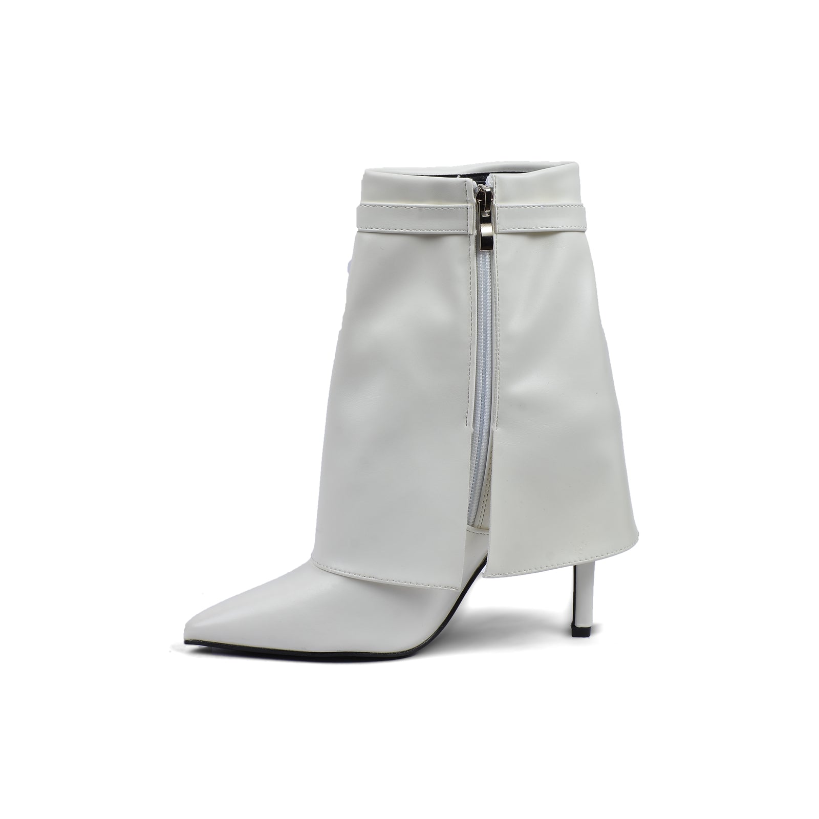 Hermes Half Boots High Quality With Heels Woman TN-144 White - 3