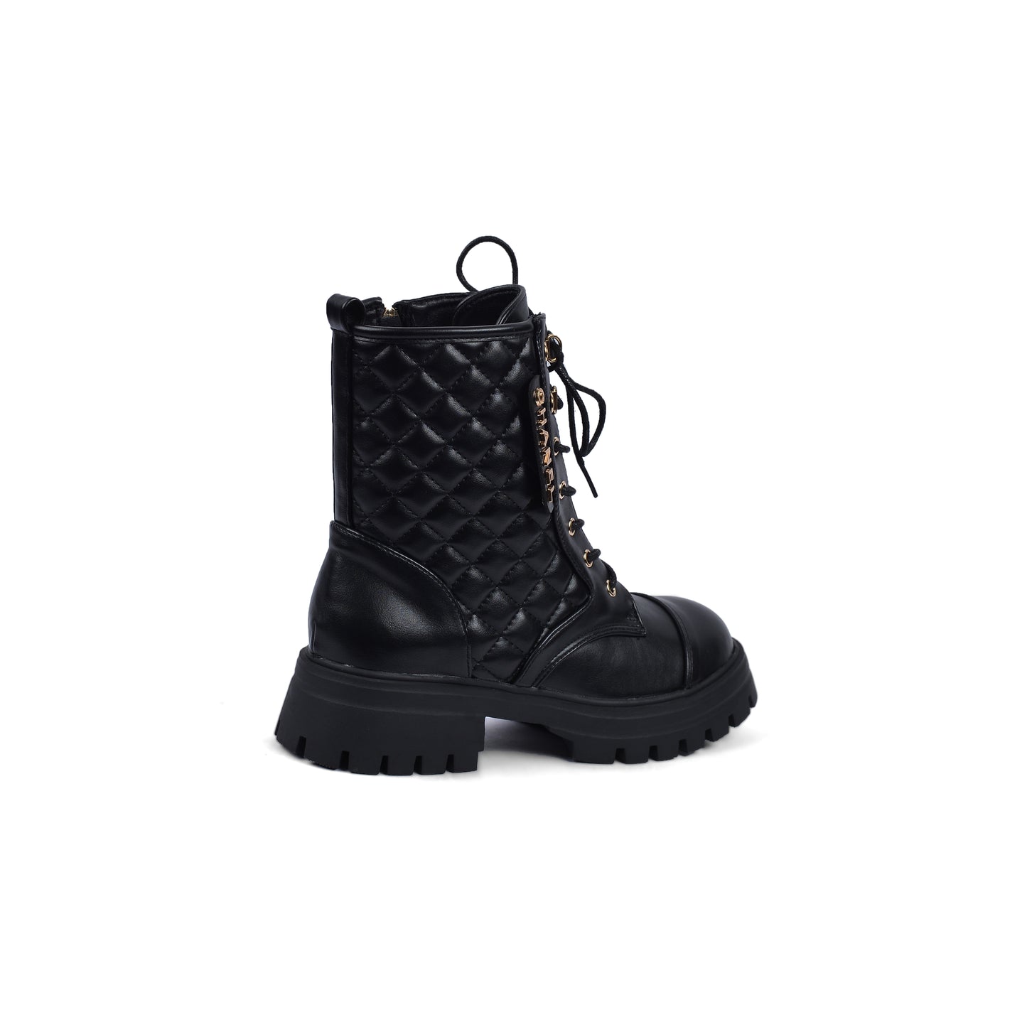 Chanel Half Boots High Quality Zipper and drawstring Woman TN-146 Black