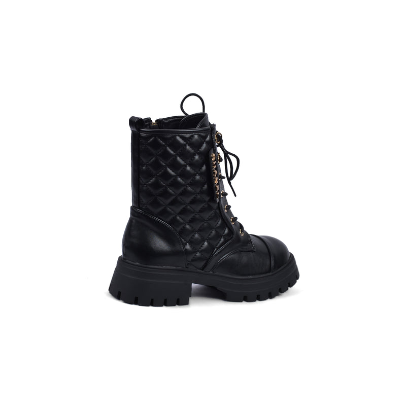 Chanel Half Boots High Quality Zipper and drawstring Woman TN-146 Black - 2