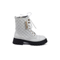 Chanel Half Boots High Quality Zipper and drawstring Woman TN-146 White - 1