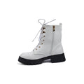 Chanel Half Boots High Quality Zipper and drawstring Woman TN-146 White - 3