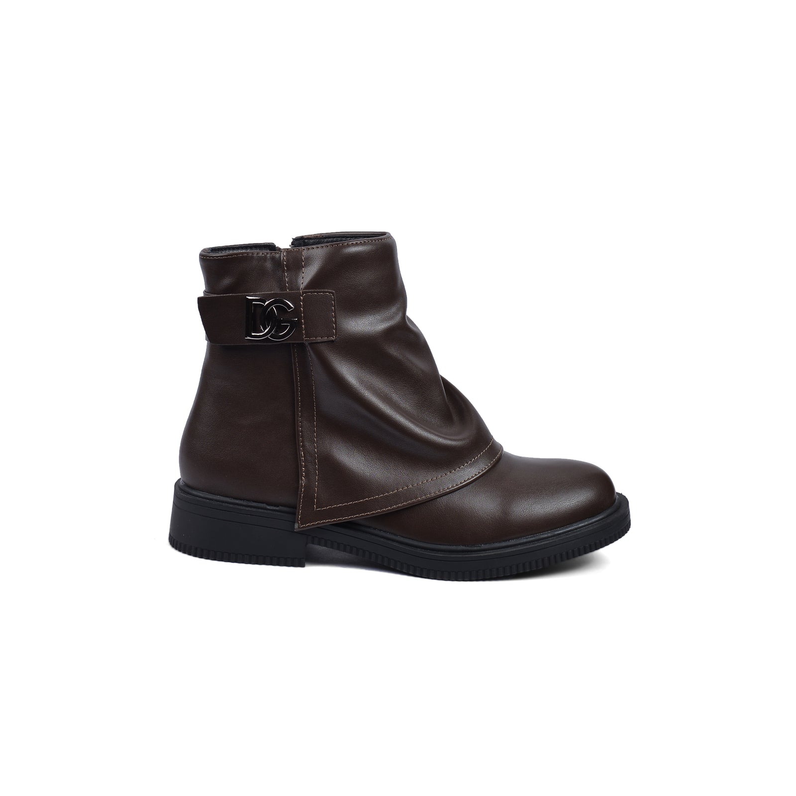 Dolce&Gabbana Half Boots High Quality Equipped with and zipper Woman MA-915 Coffee - 1