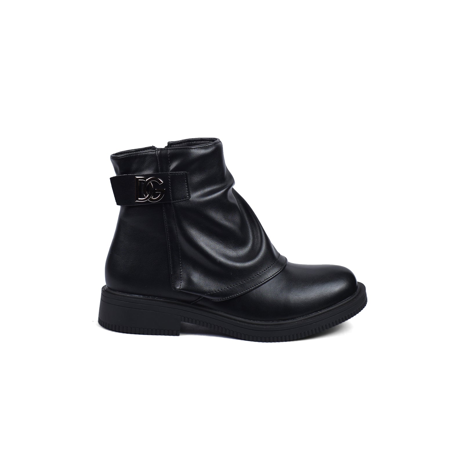 Dolce&Gabbana Half Boots High Quality Equipped with and zipper Woman MA-915 Black - 1