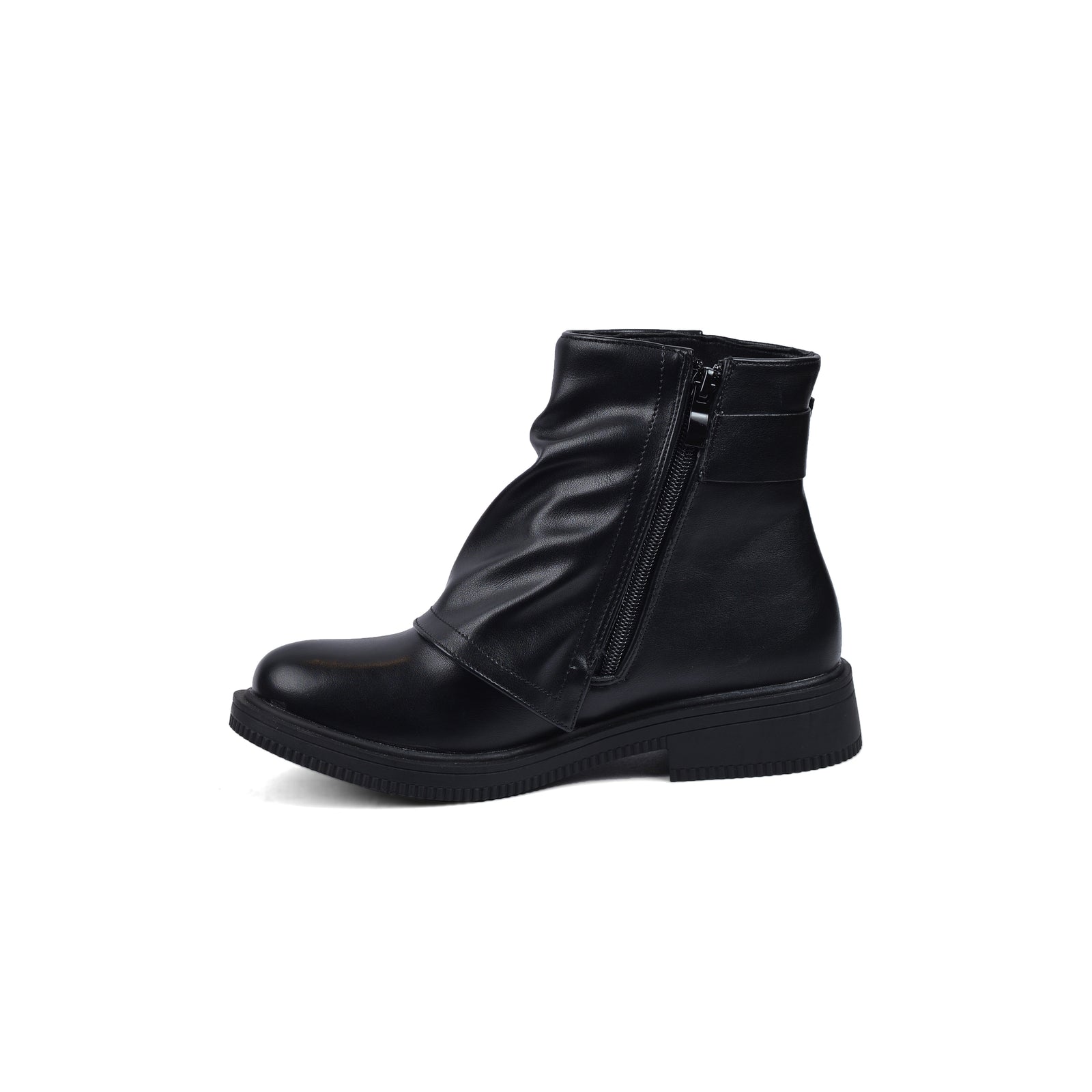 Dolce&Gabbana Half Boots High Quality Equipped with and zipper Woman MA-915 Black - 3