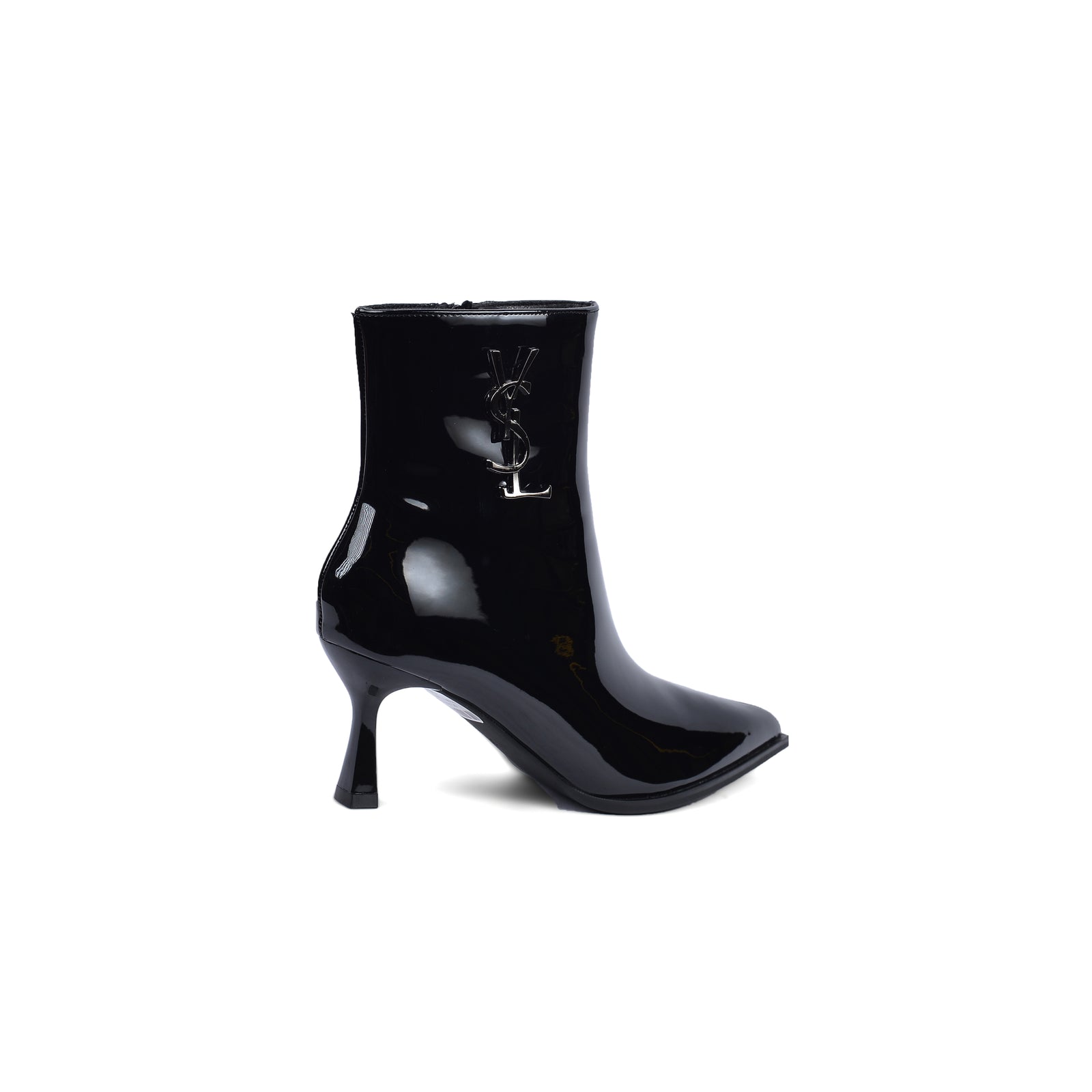 Saint Laurent Half Boots High Quality Equipped with and zipper Woman MA-922 Black - 2