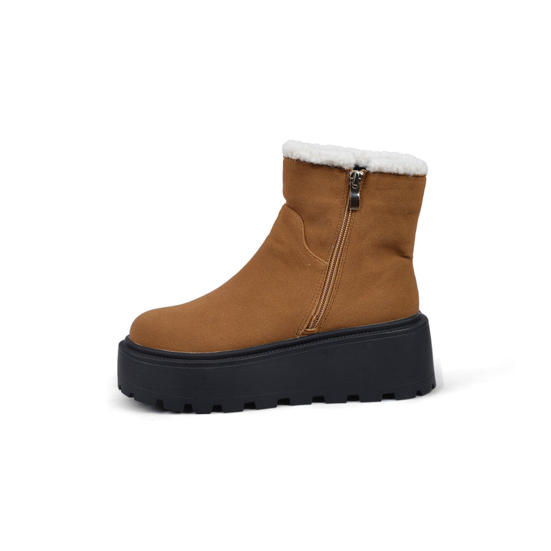 Prada Half Boots High Quality Suede Woman TN-176 Camel - 3
