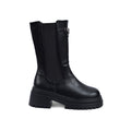 Prada Half Boots High Quality With a zipper Woman TN-147 Black - 1