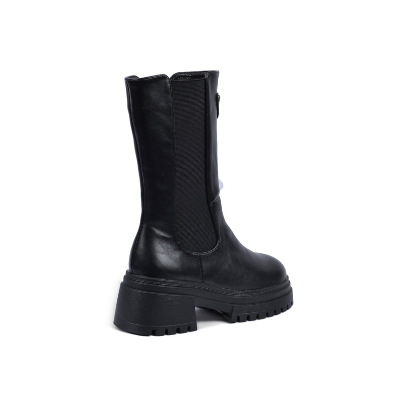 Prada Half Boots High Quality With a zipper Woman TN-147 Black - 2