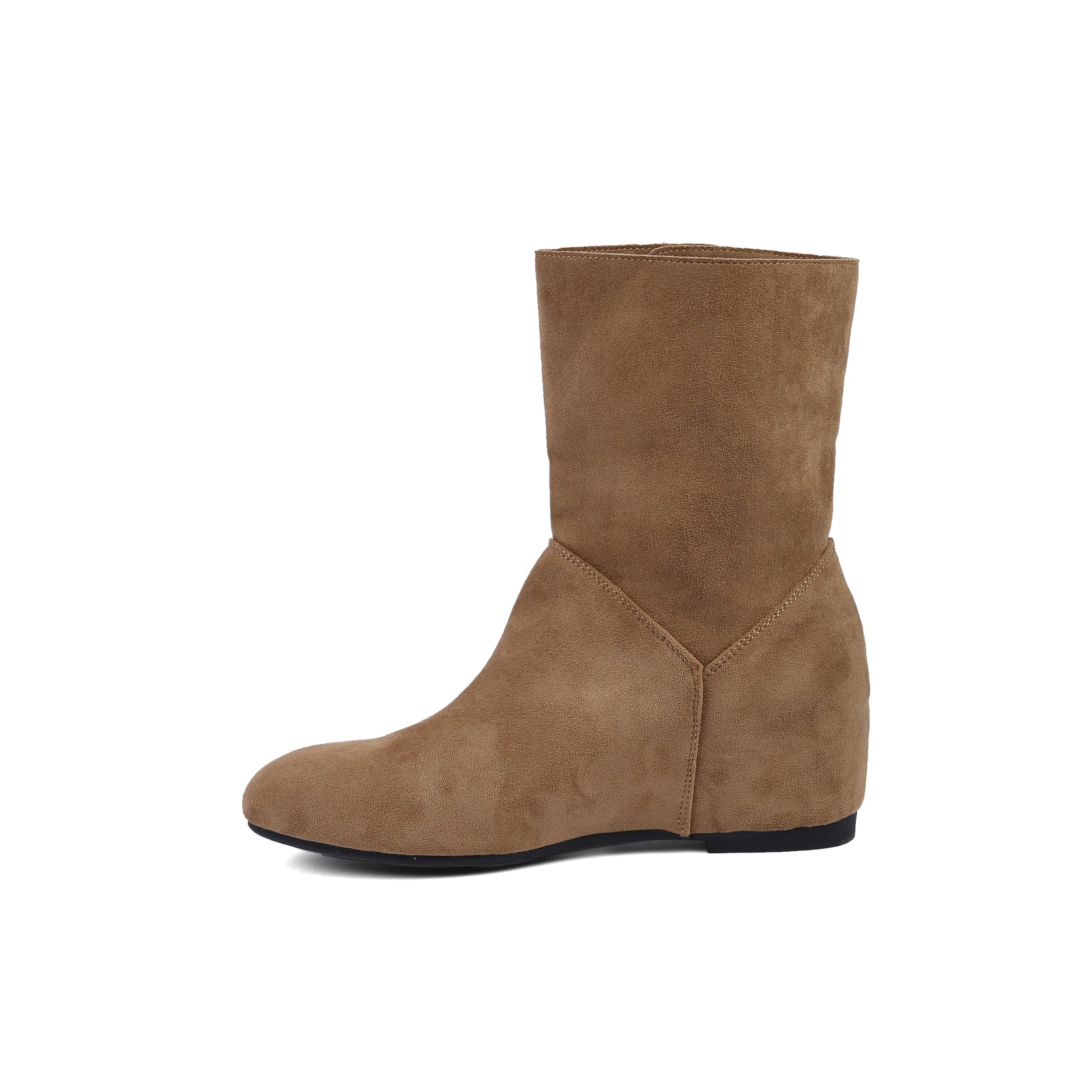 Half Boots High Quality with capsule Suede Woman 8807 Khaki - 4
