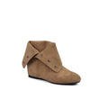 Half Boots High Quality with capsule Suede Woman 8807 Khaki - 2