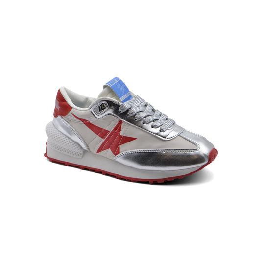 Golden Goose X Sunmi Marathon Panelled Sneakers Woman G6462 Silver
