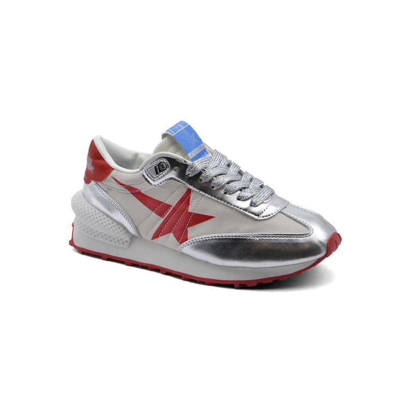 Golden Goose X Sunmi Marathon Panelled Sneakers Woman G6462 Silver - 1