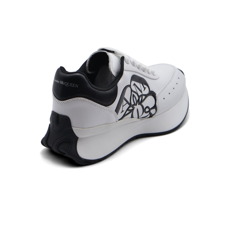 Alexander McQueen Premium Quality Sneakers Woman 4529 White&Black - 2