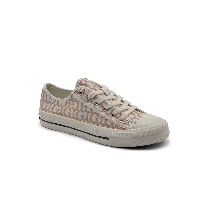 Guess Carey Logo Original - Script Sneakers Woman 507 Beige - 1