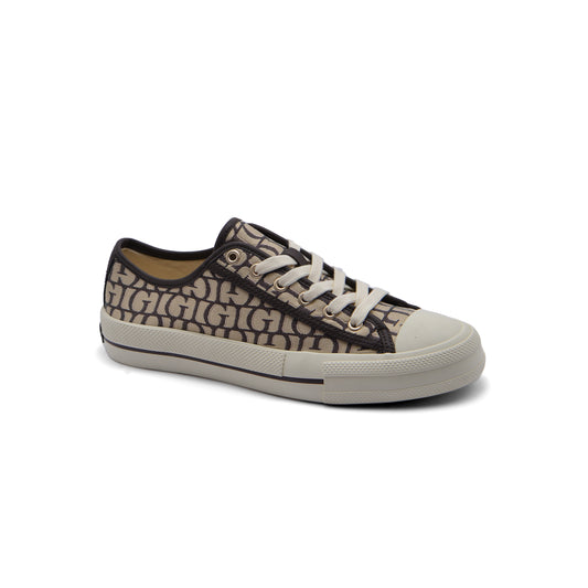 Guess Carey Logo Original - Script Sneakers Woman 507 Browm