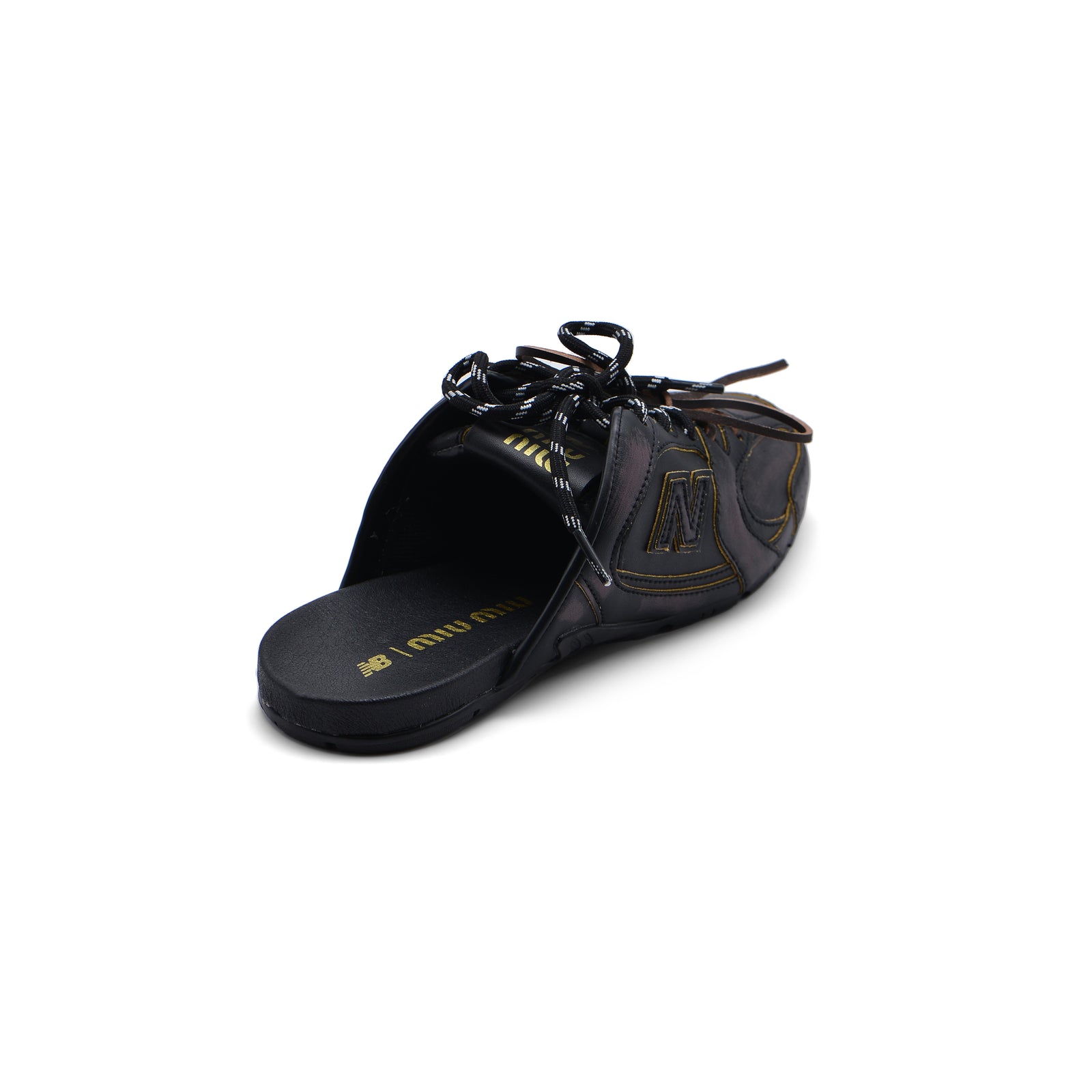 New Balance 530 SL Mule Miu Miu Slippers Woman 523059B Black - 2