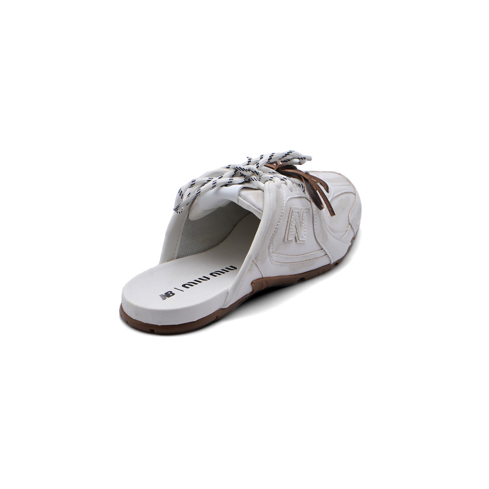 New Balance 530 SL Mule Miu Miu Slippers Woman 523059B White - 2