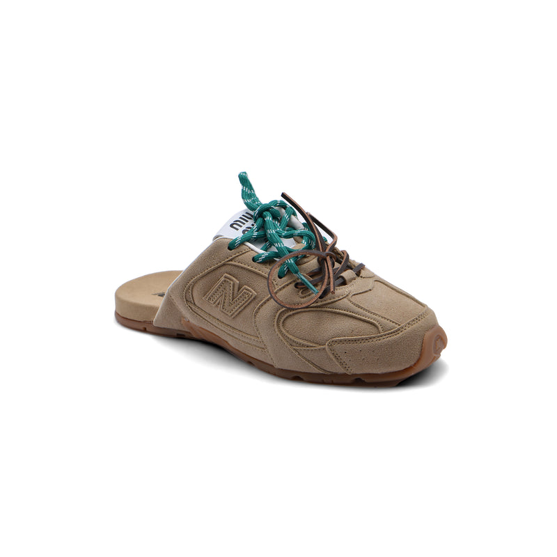 New Balance 530 SL Mule Miu Miu Slippers Woman 523059B Beige - 1