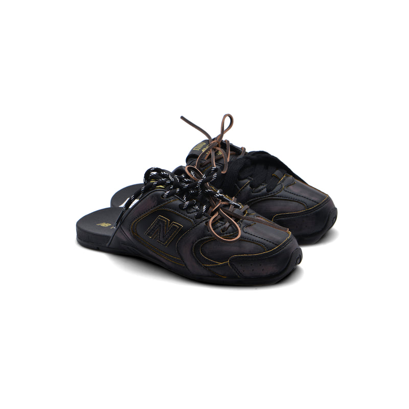 New Balance 530 SL Mule Miu Miu Slippers Woman 523059B Black - 4