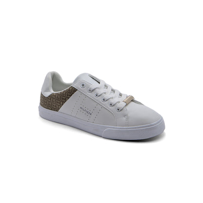 Tommy Hilfiger Original Women's LORIO Sneakers 107 White&Brown