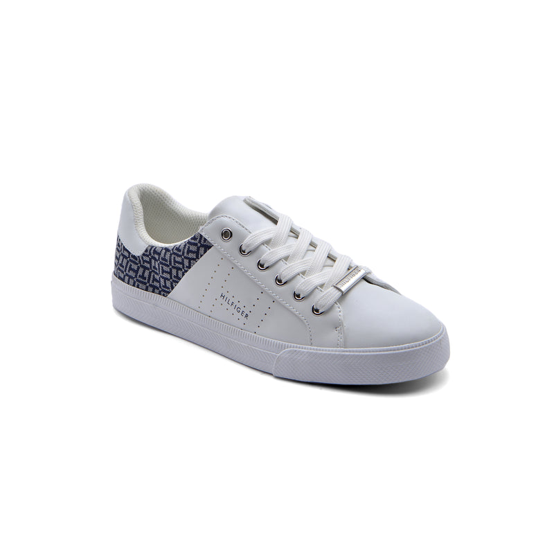 Tommy Hilfiger Original Women's LORIO Sneakers 107 White&Navy - 1