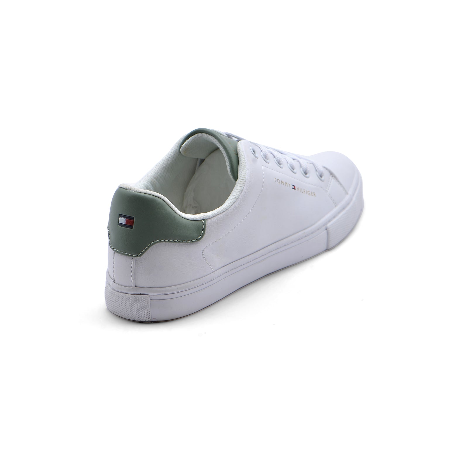 Tommy Hilfiger Original Lyan Sneakers Woman 105 White&Green - 2
