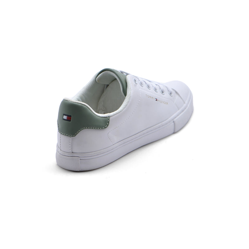 Tommy Hilfiger Original Lyan Sneakers Woman 105 White&Green - 2