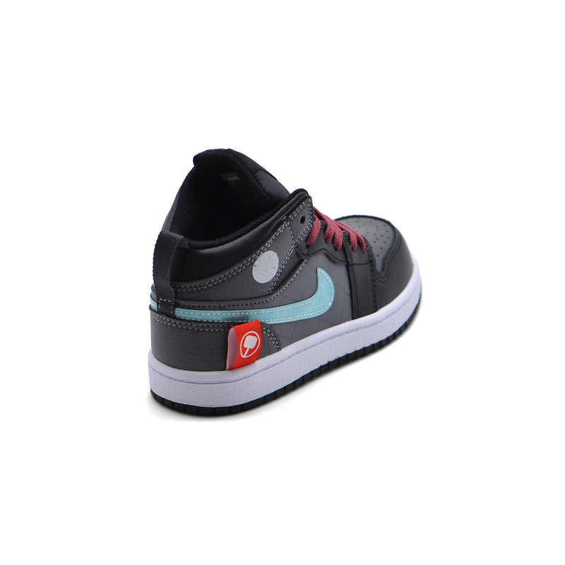 Nike Air Jordan AJ 1 Sneakers Kids BV1300 Black - 2