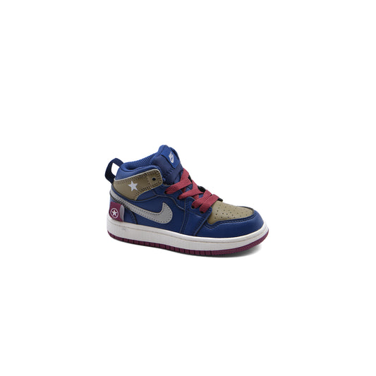 Nike Air Jordan AJ 1 Sneakers Kids BV1300 Blue