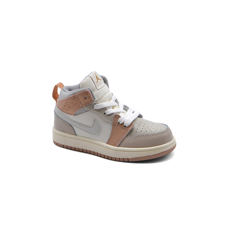 Nike Air Jordan AJ 1 Sneakers Kids ZD6471 Gray - 1
