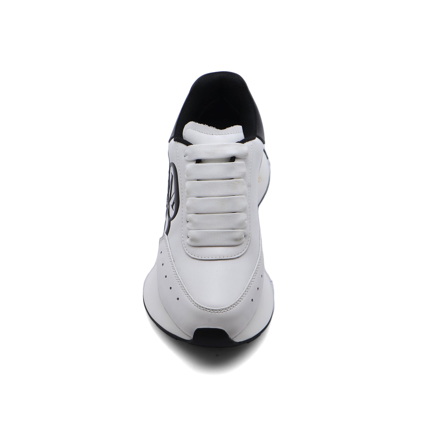 Alexander McQueen Premium Quality Sneakers Woman 4529 White&Black