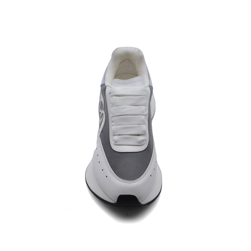 Alexander McQueen Premium Quality Sneakers Woman 4529 White&Silver - 3