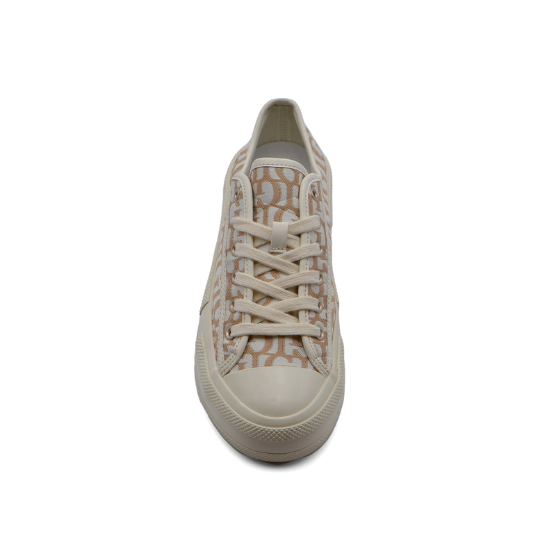 Guess Carey Logo Original - Script Sneakers Woman 507 Beige - 3