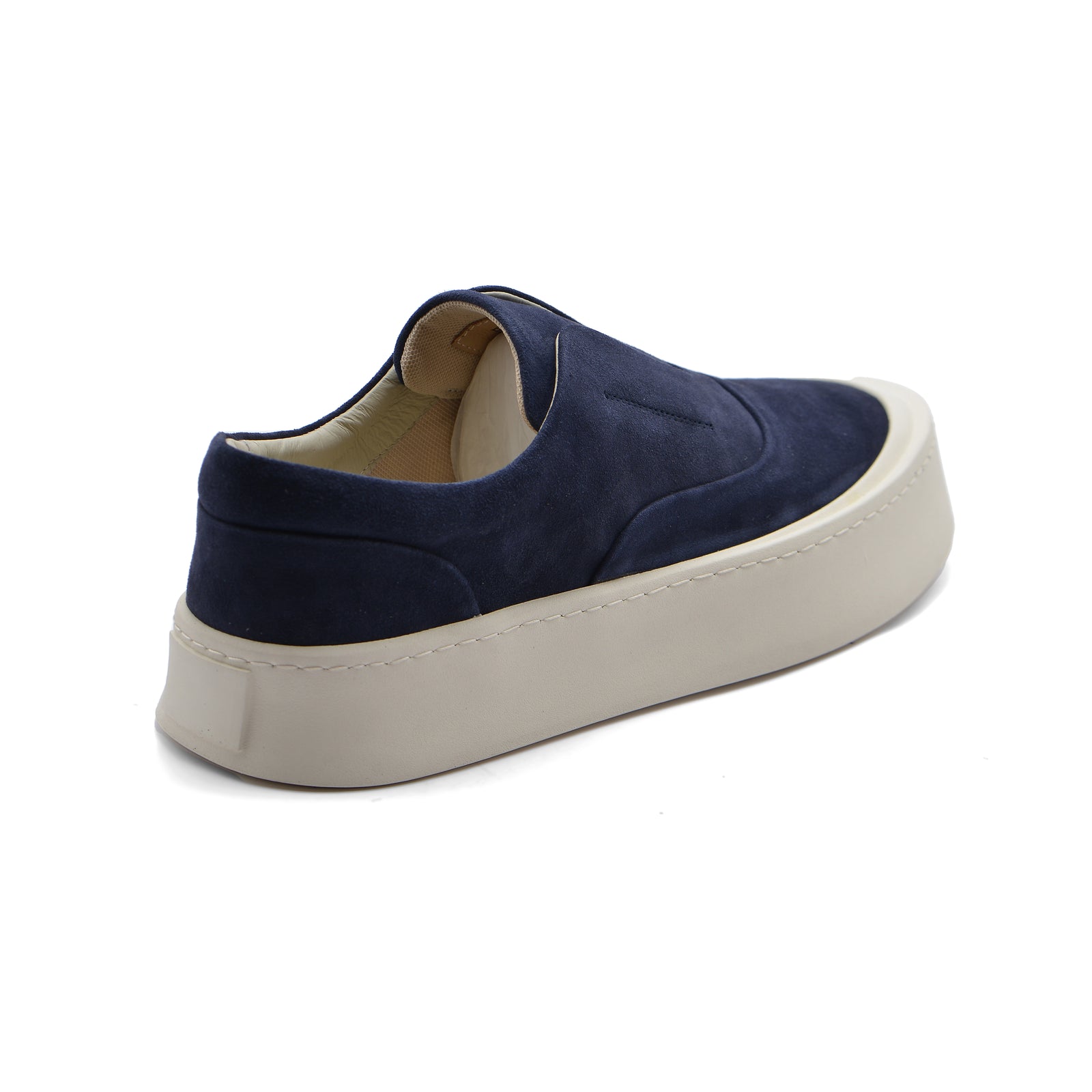 British Style Yuppie Platform Sneakers Men M7513 Navy - 2