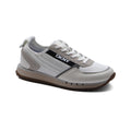 DKNY Men's Original Runner Mixed Media Sneakers WES-2406 White - 1
