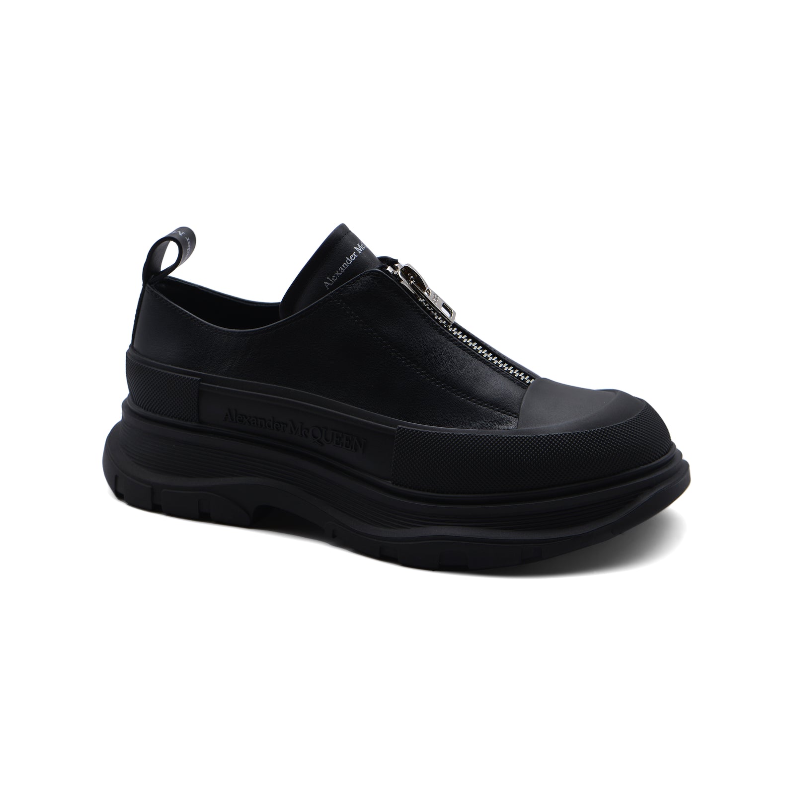 Alexander McQueen Oversized retail Premium Quality Sneakers Man 604257 Black - 1