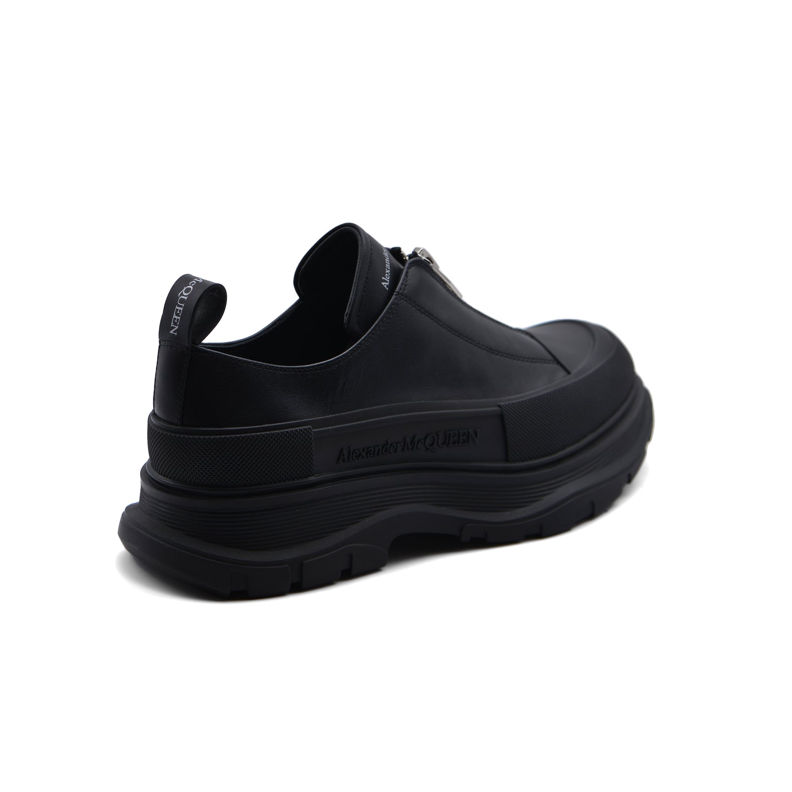 Alexander McQueen Oversized retail Premium Quality Sneakers Man 604257 Black - 2