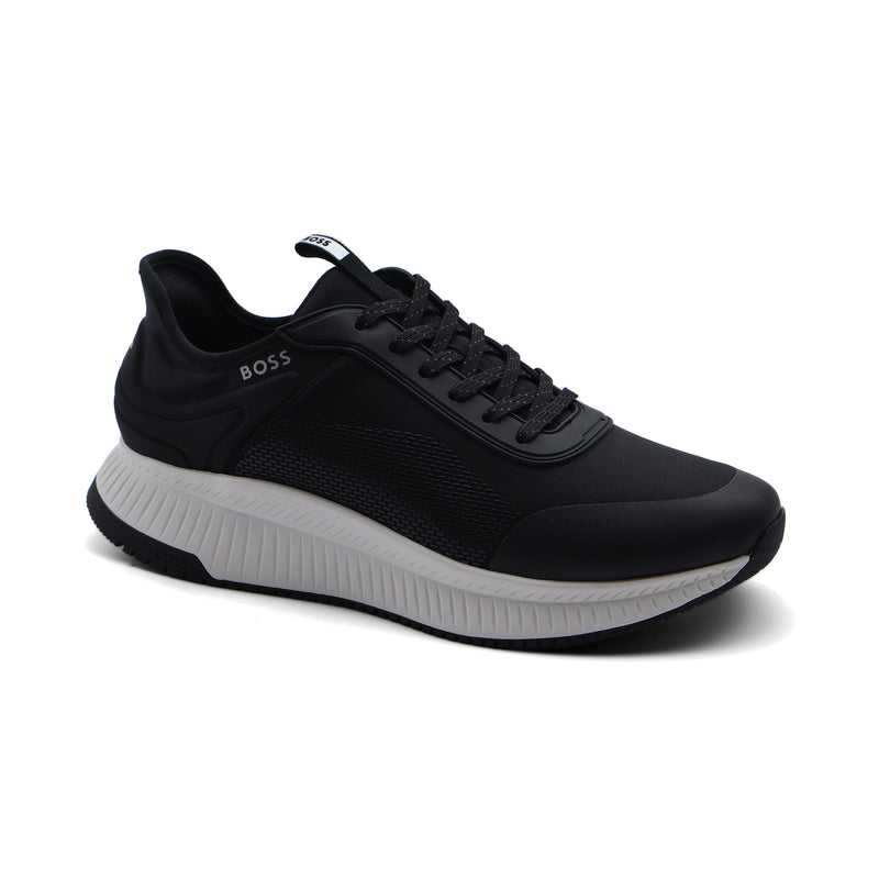 Hugo Boss TTNM EVO Runn Premium Quality Sneakers Man 8008-1 Black - 1