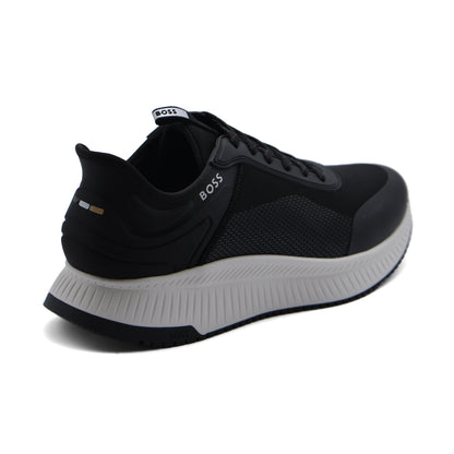 Hugo Boss TTNM EVO Runn Premium Quality Sneakers Man 8008-1 Black