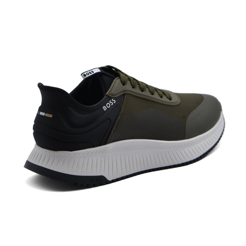 Hugo Boss TTNM EVO Runn Premium Quality Sneakers Man 8008-1 Olive - 2