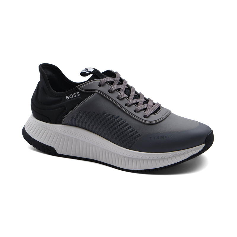 Hugo Boss TTNM EVO Runn Premium Quality Sneakers Man 8008-1 Gray - 1