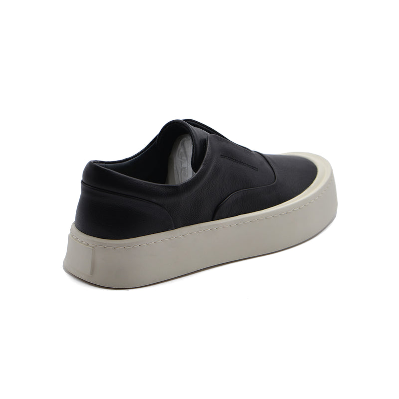 British Style Yuppie Platform Sneakers Men M7513 Black - 2