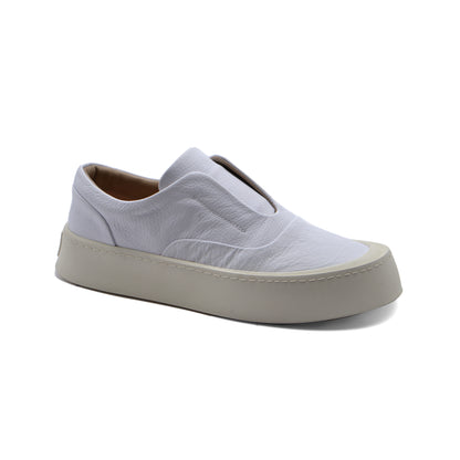 British Style Yuppie Platform Sneakers Men M7513 White