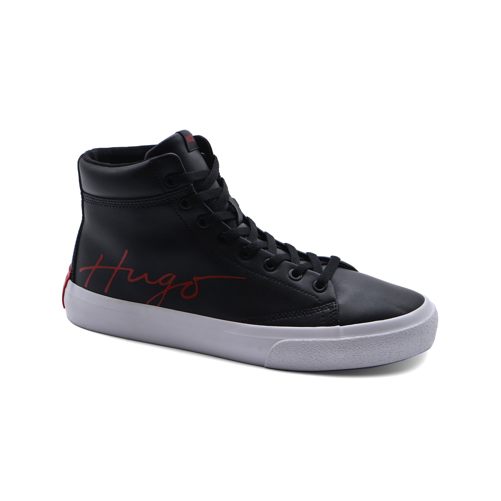 HUGO BOSS DyerH Signature High-Top Trainers Sneakers Man 50518346 Black - 1