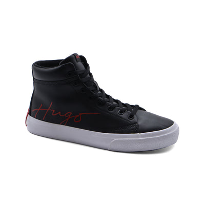 HUGO BOSS DyerH Signature High-Top Trainers Sneakers Man 50518346 Black