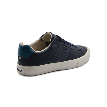 HUGO BOSS Original Aiden TENN LTB Trainers Sneakers Men 50522833 Navy&Blue